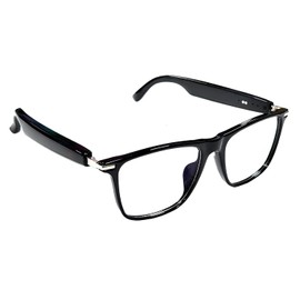 Smart Glasses for Men Women, Open Ear, IP68 Waterproof, Bluetooth 5.4， Interchangeable lenses, Lightweight TR90 Frame， 6H Playtime，Noise Cancelling Built Mic – Wake Up Voice Assistant Audio Glasses