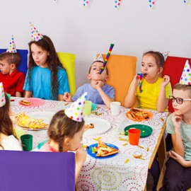 Mindsoft 6 Pcs Chair Back Covers 18 x 22 Inch Stretch Polyester Chair Covers Dining Room Washable Cover for Dining Chair Slipcovers Removable Chair Protectors Covers for Kitchen Banquet Party, 6 Color