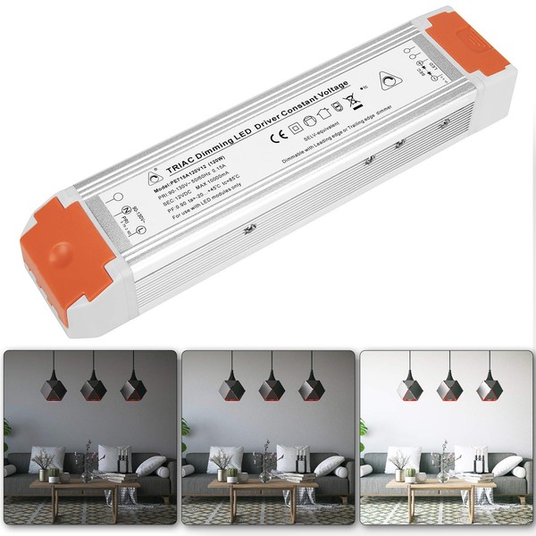 120 Watts 12V 10A Dimmable LED Driver Dimming LED Power Supply 110V to 12V DC led Transformer 12v dimmable