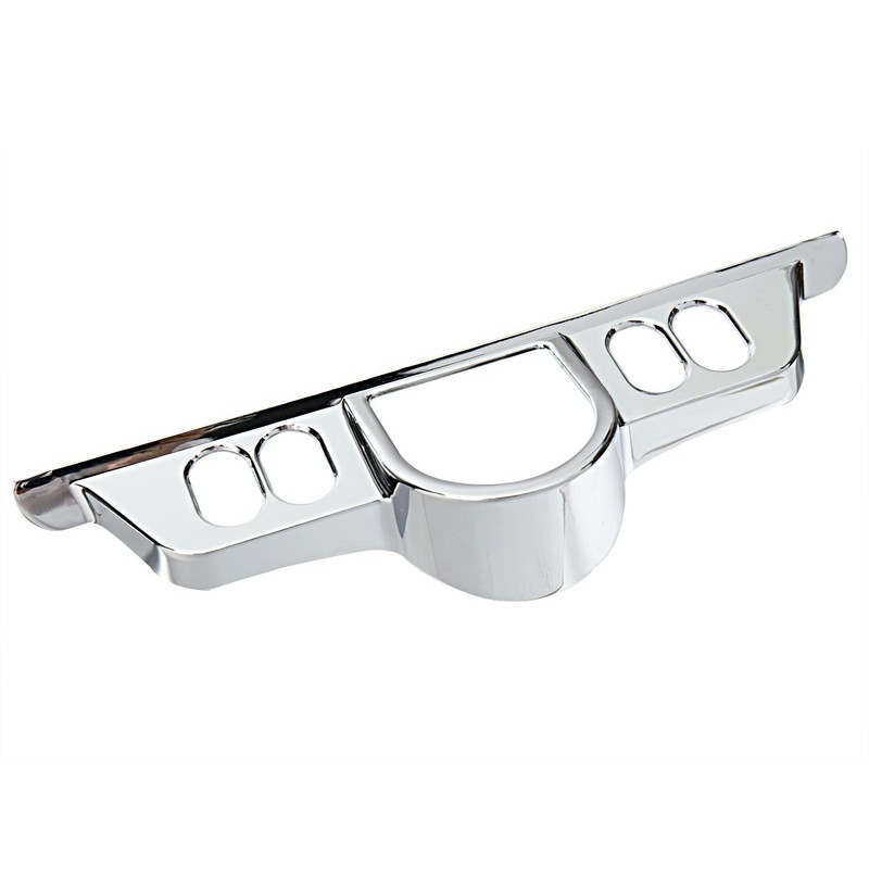 Chrome Switch Dash Panel Accent Cover for Harley Touring 96-13
