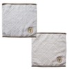 Flower Initial Towel Handkerchief 546519-28 (25/R) Nicot Cotton Gift Cotton