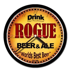 ROGUE beer and ale cerveza wall clock