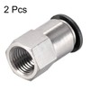 sourcing map Push to Connect Tube Fitting Adapter 10mm Tube