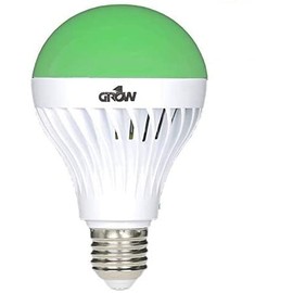 DL Wholesale Grow1 Green LED Light Bulb 9W Plant-Safe Bulb for Grow Rooms Greenhouses and Tents E27 Base 110V