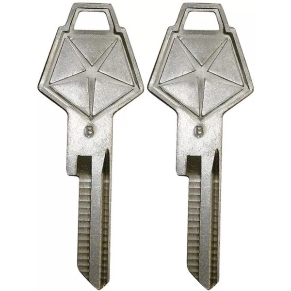Strattec/OEM 2 (PAIR) NEW DODGE FACTORY ORIGINAL IGNITION/DOORS UNCUT KEY