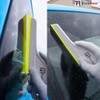 6-Inch Long Reach Triangular Scraper Squeegee with Silicone Blade for