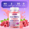 2 Pack Milk Thistle Gummies, Milk Thistle Extract for Antioxidant