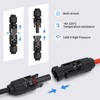 Elecoutek Solar Plug Set for 2.5/4/6 mm² Solar Cable, Solar