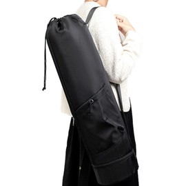 Newsones Yoga Mat Case, Yoga Bag, Yoga Mat Bag, Storage, Large Capacity, Cute, Stylish, Waterproof, Black