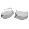Mirrors Cover Compatible With 1999-2006 CHEVY SILVERADO GMC SIERRA PICK-UP | ABS Chrome Side Mirrors Cover Left Right by IKON MOTORSPORTS | 2003 2004 2005
