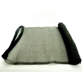 Bandwagon Black Nylon Mesh Door Screen, 36" x 80", Weighted Bottom, Hook & Loop Fastening