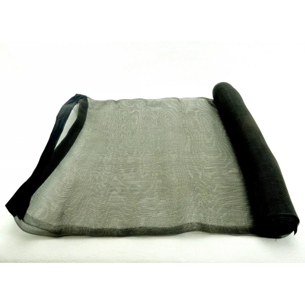 Bandwagon Black Nylon Mesh Door Screen, 36" x 80", Weighted