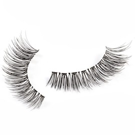 5 Pairs Clear Band Russian Strip Lashes 6D False Eyelashes Fluffy Natural Fake Lashes Soft Reusable Fake Lashes Pack Makeup (AK02)
