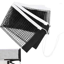 DWFEYOI Tischtennisnetz,1.80 M langes Tischtennisnetz für jeden Tisch, Nylon Tischtennis Ersatznetz, tragbares Ping Pong Netz für Outdoor & Indoor, Schwarz