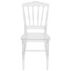 Flash Furniture Flash Elegance Napoleon Stacking Chair In Crystal Ice