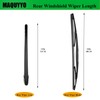 Rear Windshield Wiper Arm Blade Set Replacement for Honda ODYSSEY