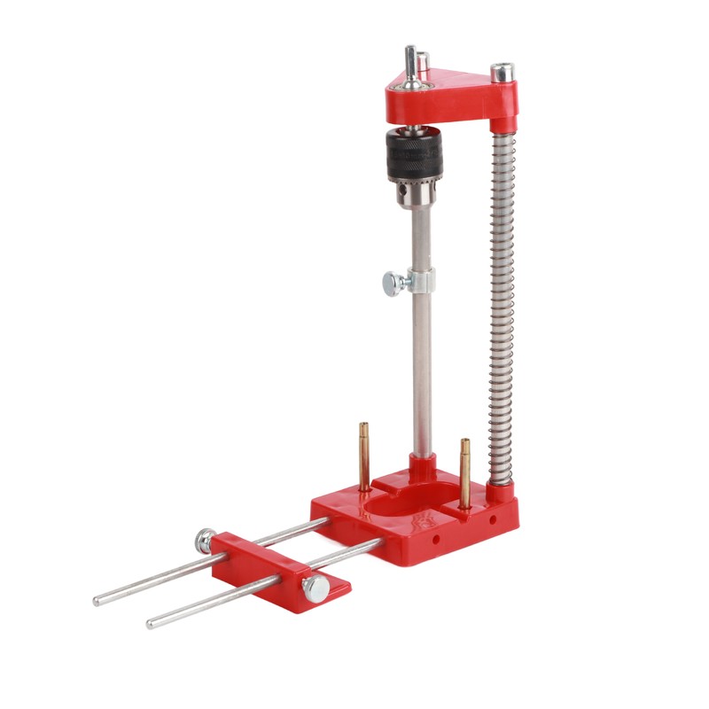 Woodworking Drill Guide Adjustable Drilling Template Hole Punch Locator for