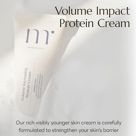 molvany Crema hidratante facial de protena de impacto de volumen, crema coreana para el cuidado de las arrugas para hidratacin, elasticidad e impacto 