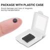 TRYMAG Small Magnets 60Pcs, Multi-Use Premium Epoxy Coating Tiny Black
