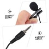 Kisangel 3.5mm Threaded Lavalier Mic for Smartphones Recording Vocal Microphone