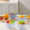 Cheeren Mixing Bowls - 4 Piece Nesting Plastic Mixing Bowl