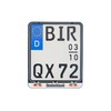 1 x License Plate Holder with 3D Germany Flag Stripes