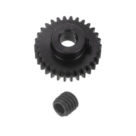 QUARKZMAN Mod 1 30T Pignone,Foro da 8mm Ingranaggio a Cremagliera in Acciaio Temprato per Motori Rc Auto e Camion
