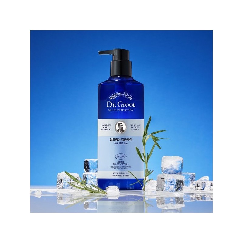 Dr. Groot 닥터그루트 멀티퍼펙션 탈모케어 두피 쿨링 샴푸 400ml Dr.