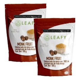 Monk Fruit Leafy 100% Fruto Del Monje 200grs Sin Eritritol