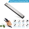 HARFINGTON 10pcs Sharpening Plate Set 60/120/240/320/500/600/1000/1500/2500/3000 Grit Lapping Plate Sharpener