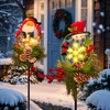 Tryme Solar Christmas Garden Lights - Outdoor Decorations Snowman &
