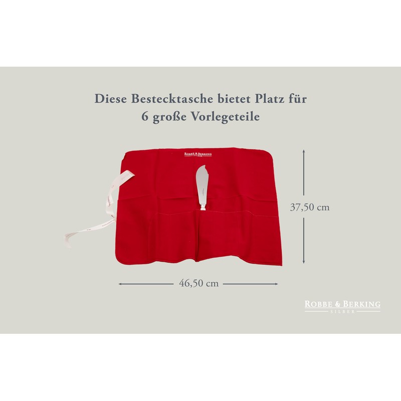 Robbe & Berking Fabric Cutlery Bag for Silver-plated and Silver