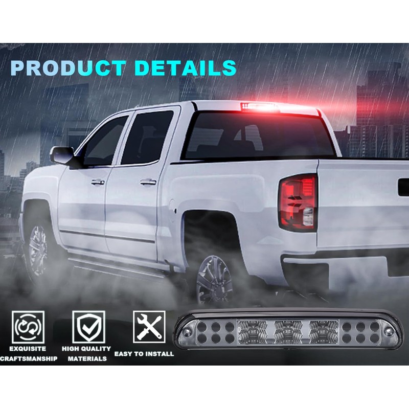 DOTCOM LED 3rd Third Brake Light,Compatible with 1999-2016 Ford F250