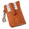 MATADOR K-0111 Key Ring Real Leather with Credit Cards, light