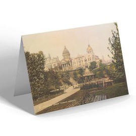 GREETING CARD - Vintage Scotland - Aberdeen. Union Terrace Gardens (b)