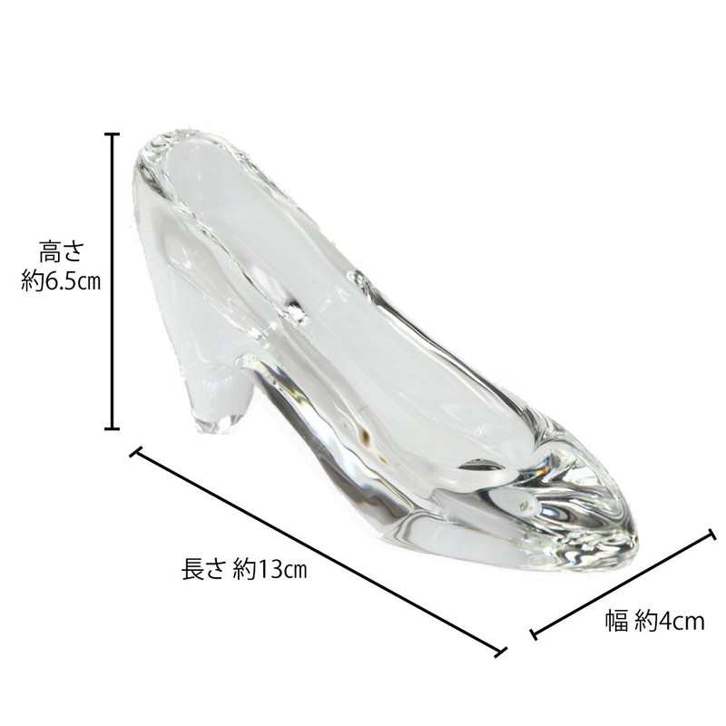 Teat Sight Preserved Flowers Glass High Heel Glass Shoes (Rose,
