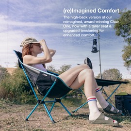 Helinox Chair One Highback (re) High-Performance Camping Chair, Flame Multiblock