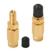 Cheemuii 1/4" Inflation Schrader Valve with Push to Connect for