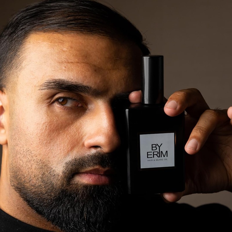 Lightweight Beard Oil ByErim Natural beard growth & nourishing hair