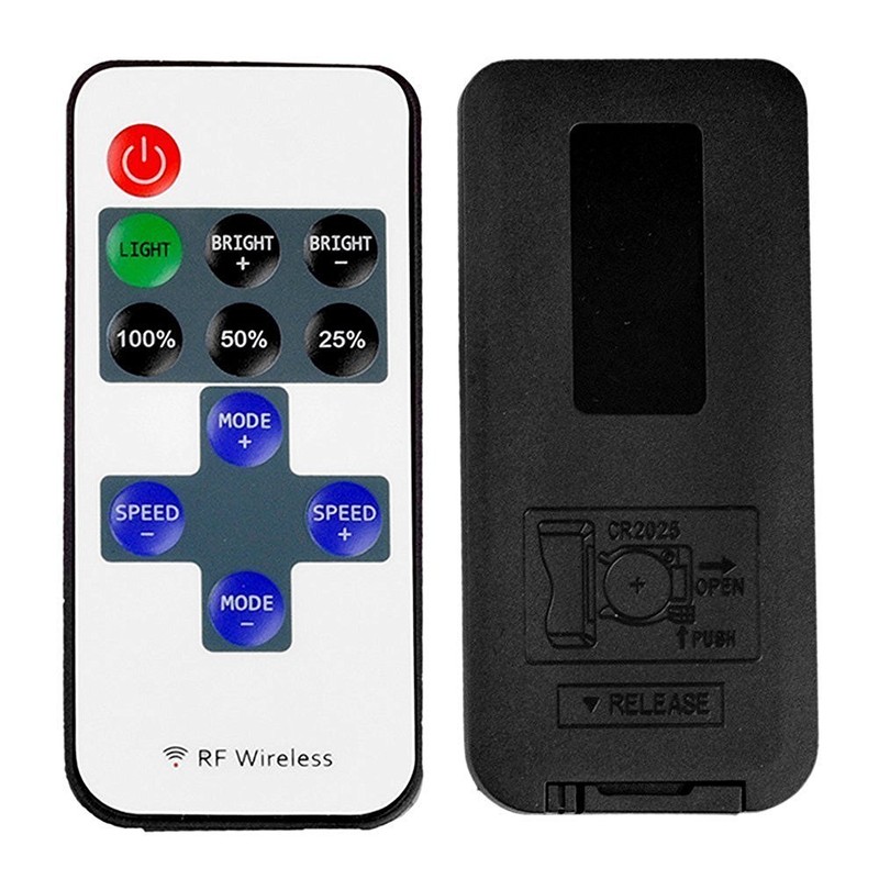Plastic Mini RF Wireless Remote Controller Led Dimmer Single Color