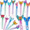 24 Packs Mini Bulk Butterfly Bubble Wand School Classroom Beach