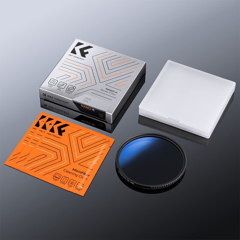 K&F Concept 49MM CPL Filter Slim Japan Optics Multi-Coated Circular
