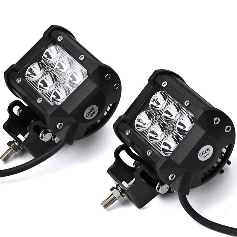 1 Pair Avec(R) 18w Cree Spot light led work light