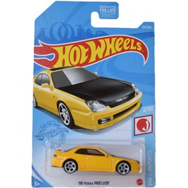 Hot Wheels Honda Prelude '98, [amarillo] 125/250 J Importaciones 2/10