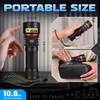 DARKBEAM UV Flashlight 365nm Black Light, 6xLED Quad-core Rechargeable Powerful