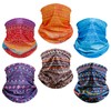 Paquete de 6 polainas para el cuello, pasamontañas elásticas, transpirables,