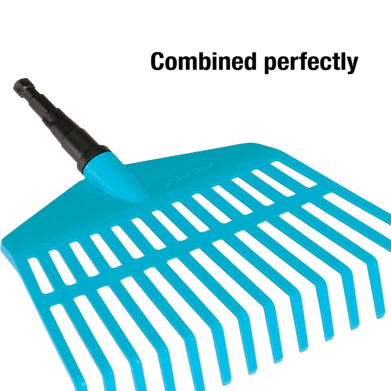 GARDENA combisystem plastic Broom: The light and handy rake for