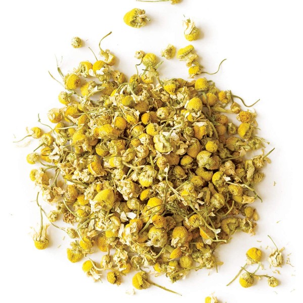 Rishi Tea Golden Chamomile Blossoms Loose Leaf Herbal Tea | Immune Support, USDA Certified Organic, Fair Trade Botanicals Infusion, Caffeine-Free | 250g