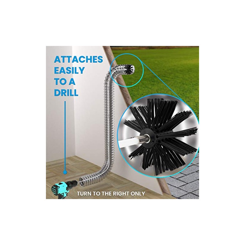 The Professional Dryer Vent Cleaner Kit – Innovador quitapelusas reutilizable,
