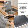 aghoer PVC Sink Mat for Kitchen Sink - Grey 30